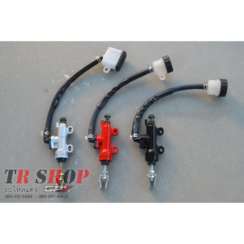 ปั๊มกระทุ้งเบรคหลัง (Rear Brake Master Cylinder) สำหรับ GPX CR5 / GR200R / Demon 125 / Demon X / Razer 220 / Legend 200 / GTM 200 (รหัส No.4)