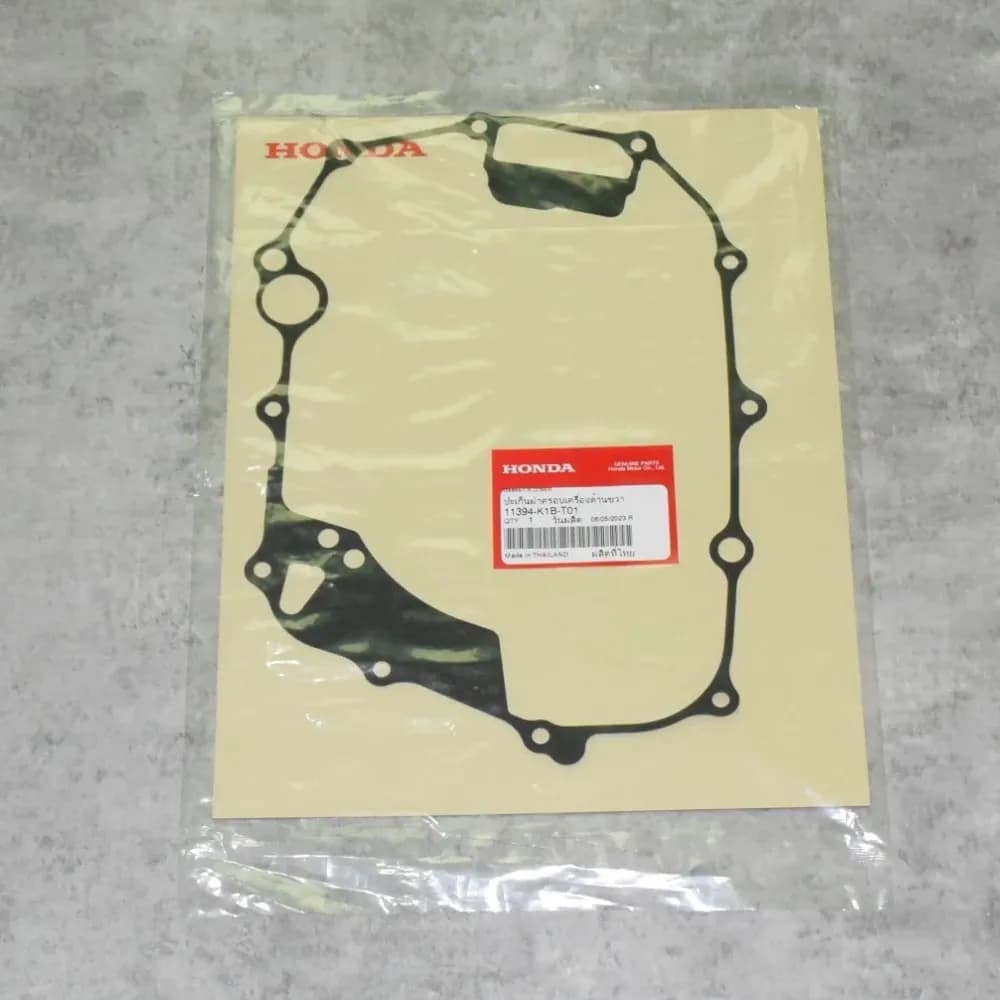 ประเก็นฝาครอบเครื่อง (ด้านขวา) Forza 350 / ADV350 ปี20-23 แท้ศูนย์ฮอนด้า ราคา/1ชิ้น 11394-K1B-T01