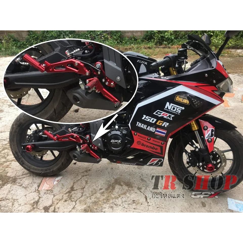 พรีเมียม เกียร์โยง GPX Demon 150 GR V.2 งาน DIY No.26 – ปรับท่านั่งสไตล์เรซซิ่ง