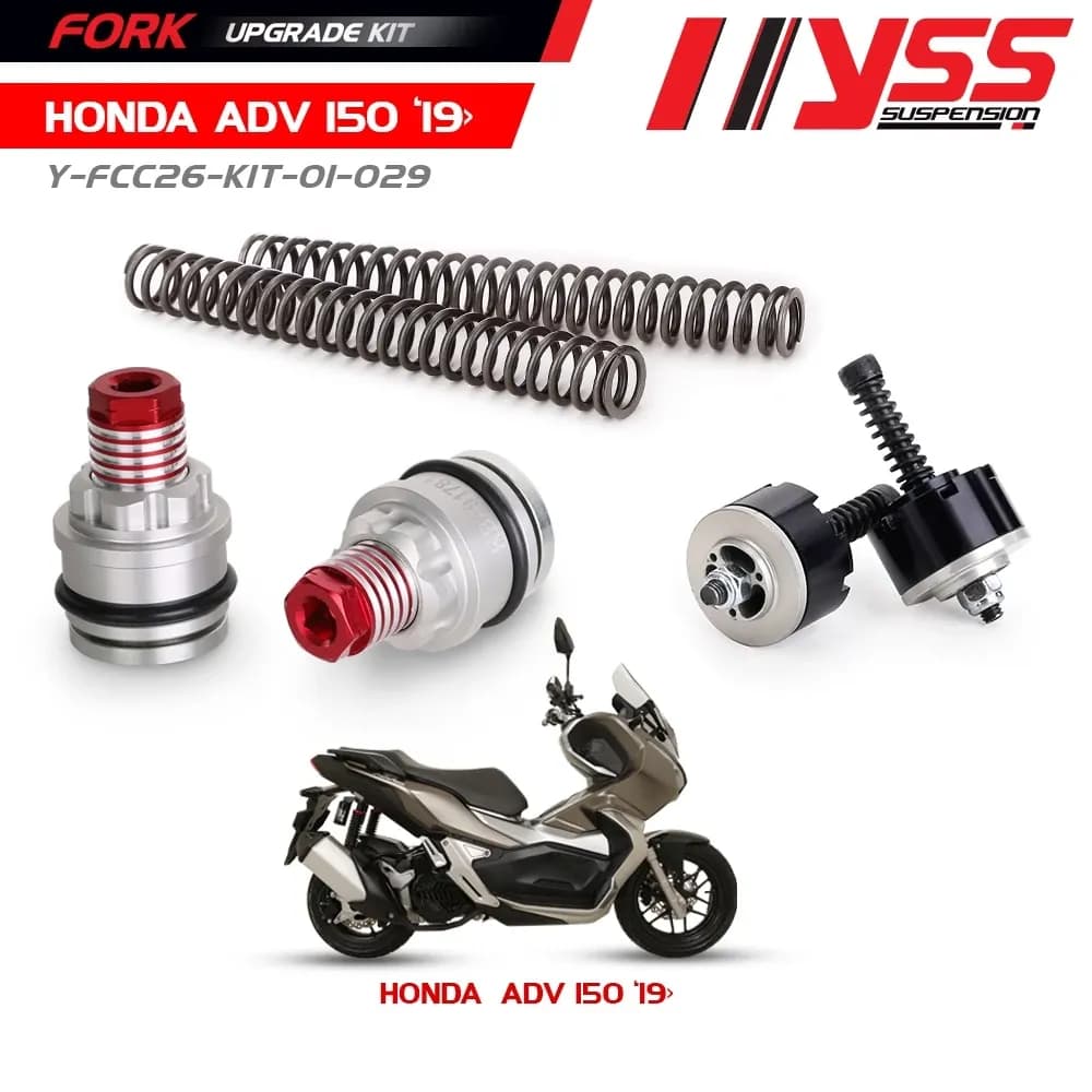 ชุดอัพเกรดโช้คหน้า (FORK UPGRADE KIT) สำหรับ HONDA ADV 150 ปี 19 > / HONDA ADV 160 ‘22>