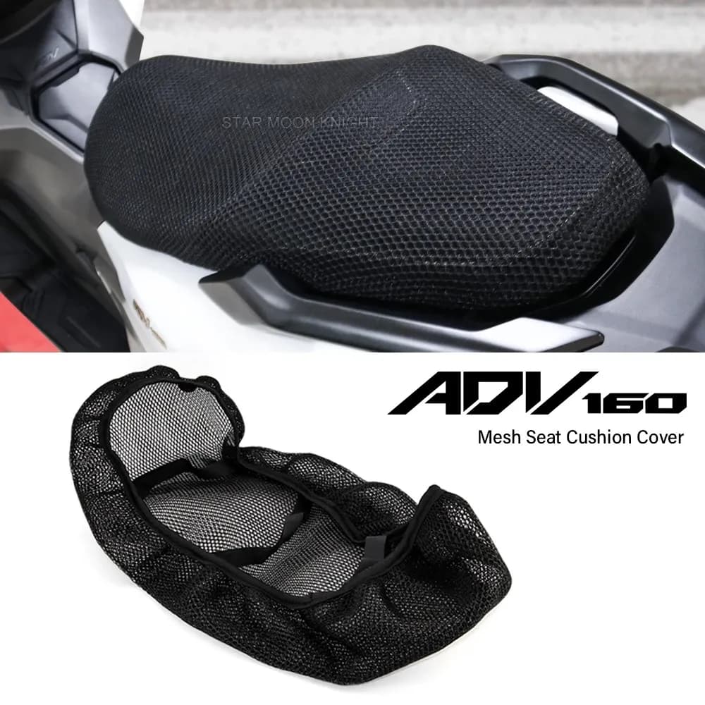 เบาะที่นั่งรถจักรยานยนต์ กันน้ํา ระบายอากาศ ลายรังผึ้ง สําหรับ Honda ADV160 ADV 160 2022 2023