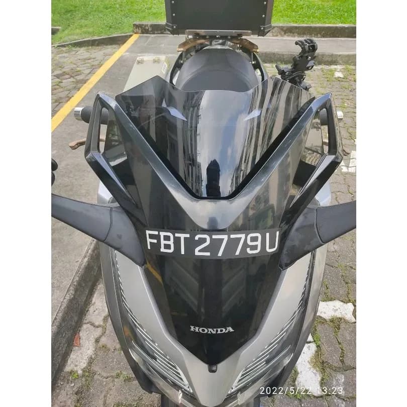 ชิวหน้า honda forza 300 และ 350 สูง 15 นิ้ว อคิลิคหนา 3 มิล มีสีให้เลือก สินค้าสำหรับรถ honda forza300-350(ชิวforza 15')