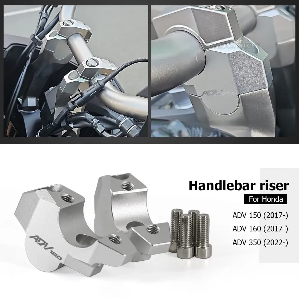 แคลมป์ยกแฮนด์บาร์ เพิ่มความสูง สําหรับ Honda ADV 150 160 350 ADV150 ADV160 ADV350 28 มม.