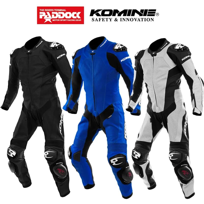 KOMINE ชุดแข่งหนังแท้ รุ่น S-55 RACING SUIT (มาตรฐาน MFJ)