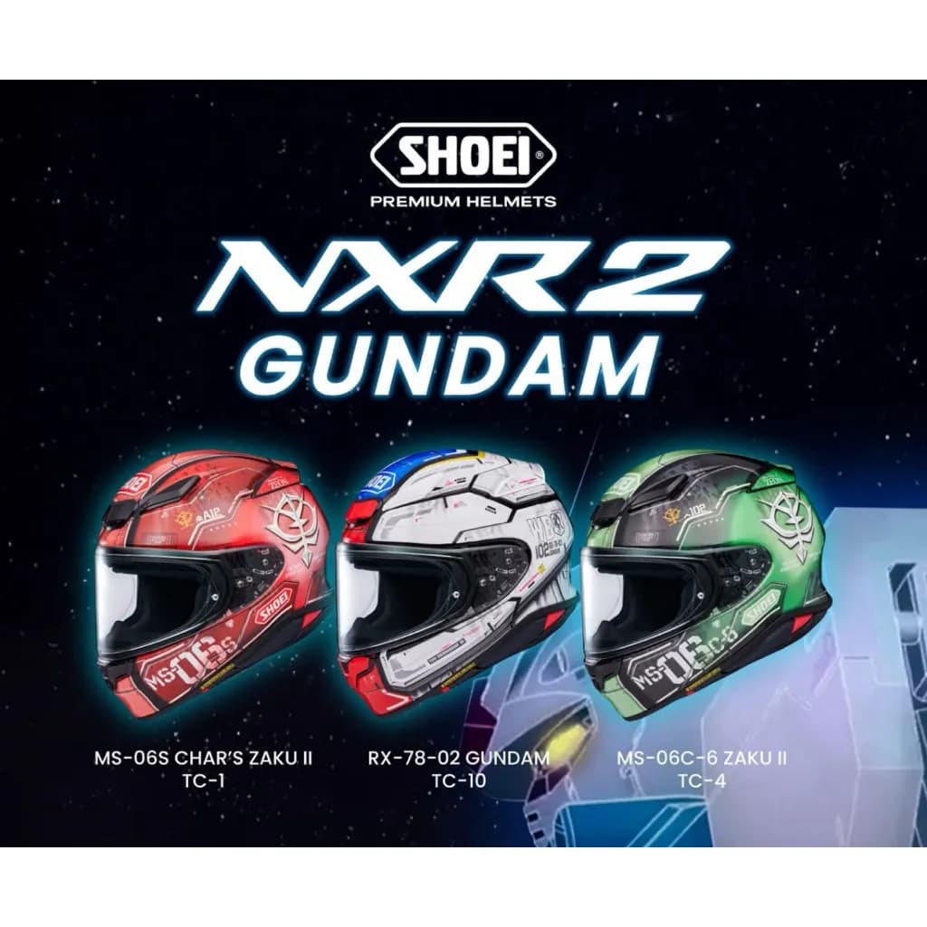 หมวกกันน็อค SHOEI รุ่น NXR2 GUNDUM