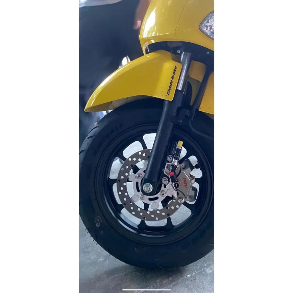 จานเบรคหน้า Honda Giorno ขนาด 190mm สำหรับรุ่นไม่มี ABS ของแท้ SWITS