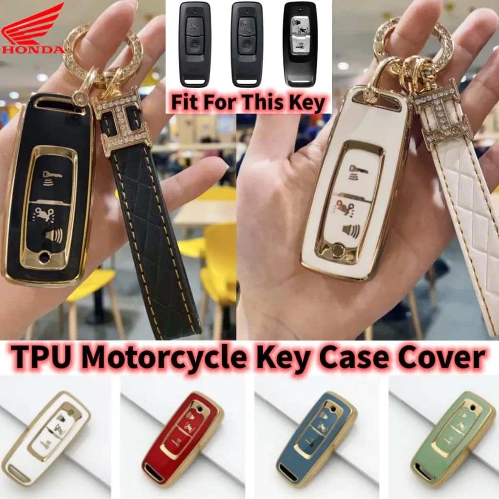 เคสกุญแจรีโมตรถจักรยานยนต์ TPU สําหรับ Honda PCX 160 125 PCX125 PCX160 VISION SH350 ADV 150 350 2021 2022