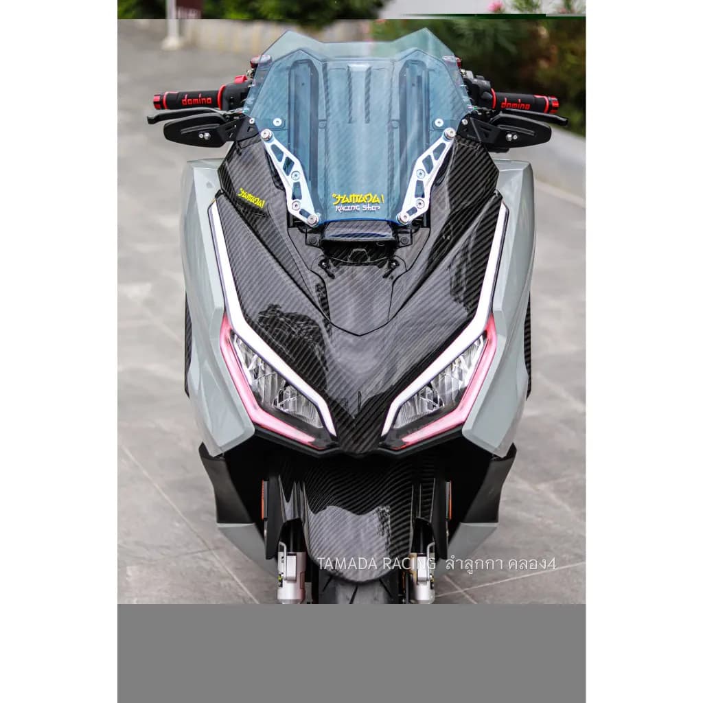 หน้าซิ่ง full คาร์บอนผ้าลาย4 สำหรับ FORZA350 ปี 2023 (ผ่อนชำระ)