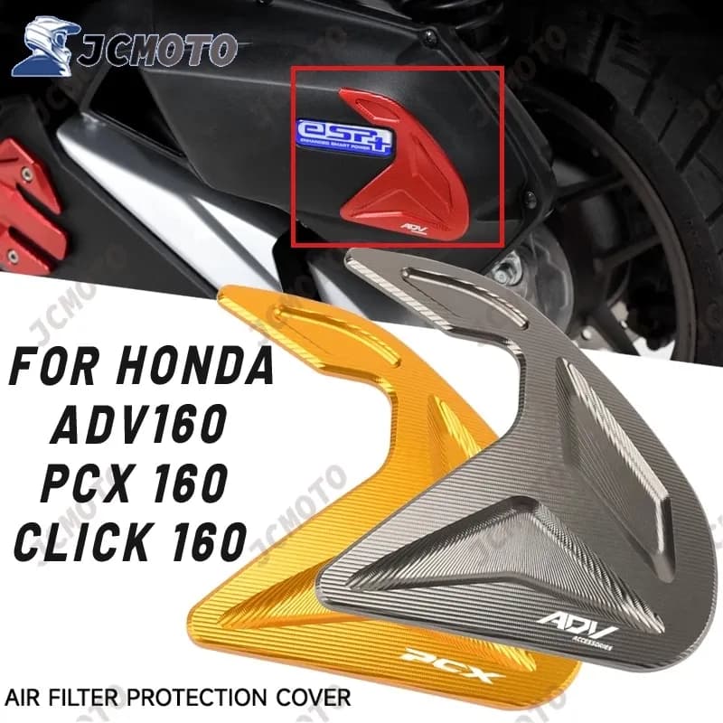 ฝาครอบฟิลเตอร์กรองอากาศ อลูมิเนียมอัลลอยด์ อุปกรณ์เสริม สําหรับ Honda ADV160 PCX160 ADV PCX 160