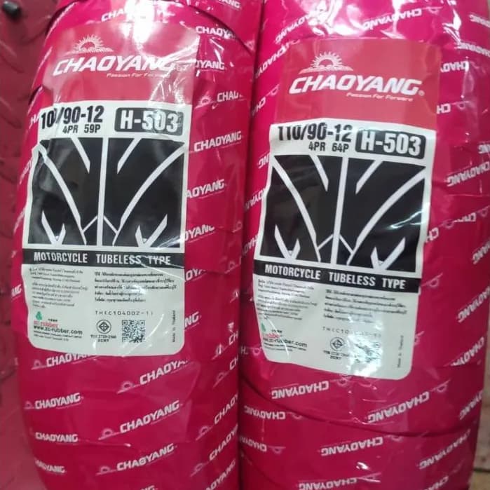 ยาง Chaoyang สำหรับ Honda Giorno 125: ราคาคู่หน้า/หลัง (100/90-12, 110/90-12)