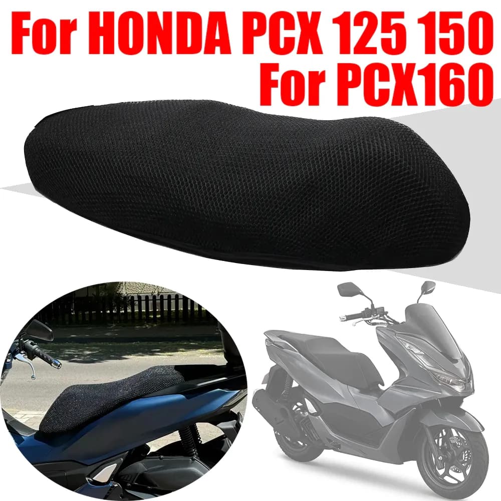 สำหรับ Honda ADV160 PCX150 PCX 160 CB500X ผ้าคลุมเบาะรถจักรยานยนต์ป้องกันแสงแดดและระบายอากาศ