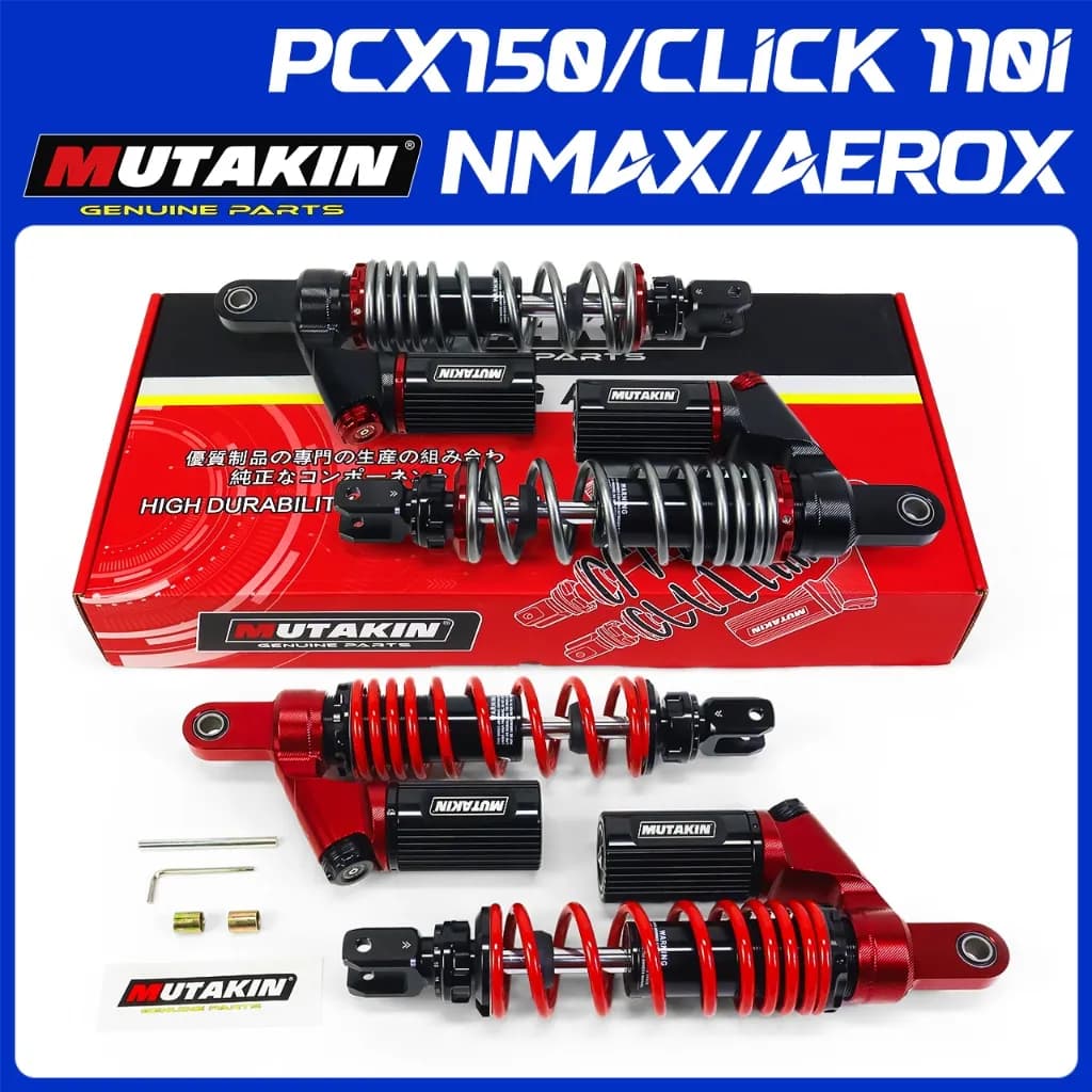โช๊คหลัง Mutakin 320mm สำหรับ Honda Giorno และรุ่นอื่นๆ