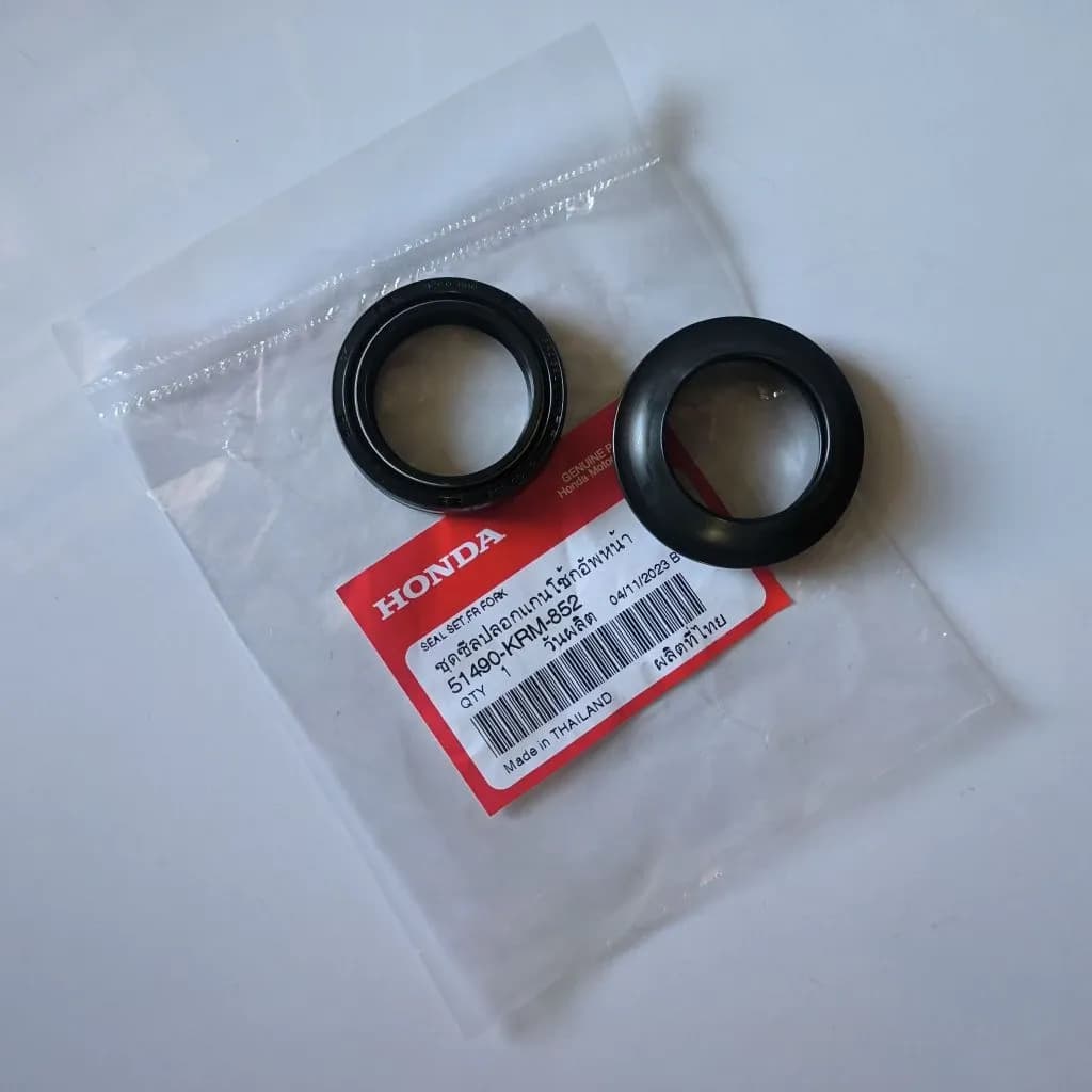 ชุดซีลแกนโช๊คอัพหน้า MSX, CBR, PCX, ZOOMER-X, ADV150, NSR, WING, FORZA300-350 [ 51490-KRM-852 ] ของแท้ เบิกศูนย์ 100%