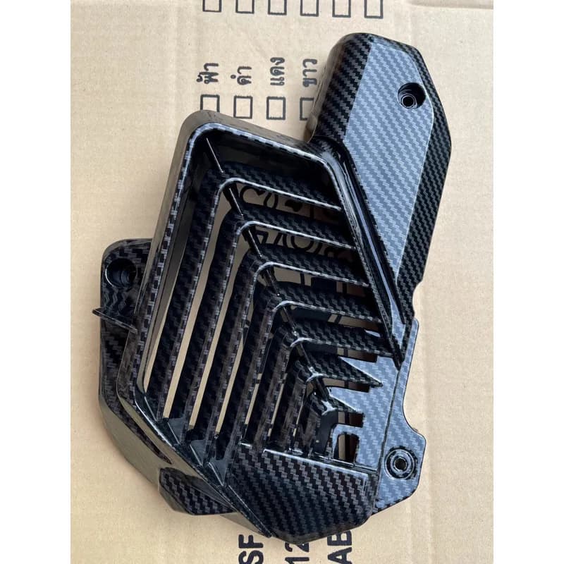 ครอบหม้อน้ำ Honda Giorno125 แท้ศูนย์ เคลือบแลคเกอร์2K ลายเคฟล่า5D พรีเมี่ยม