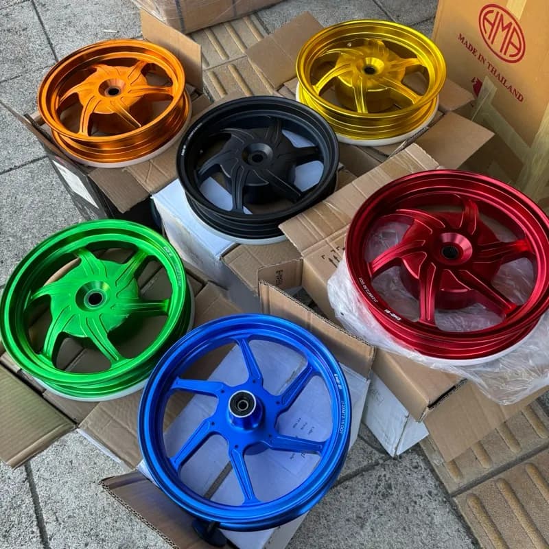 ล้อแม็ก CNC สำหรับ Honda Giorno+ และ Giorno125 (1 คู่)