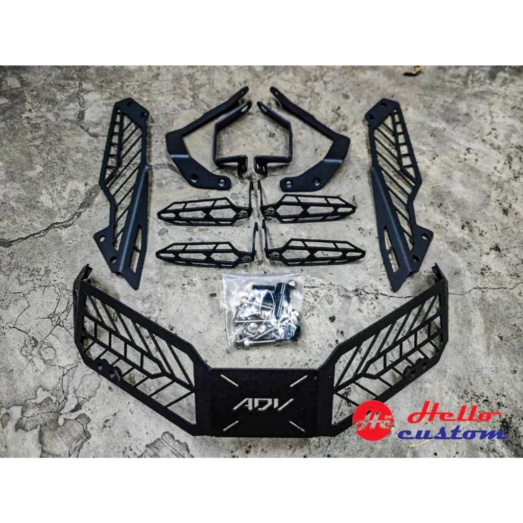 การ์ดไฟหน้า + การ์ดไฟเลี้ยว 2คู่ ADV150 / ADV160 การ์ดไฟหน้า Semspeed / การ์ดไฟเลี้ยว Werwolf ADV 150 / ADV 160