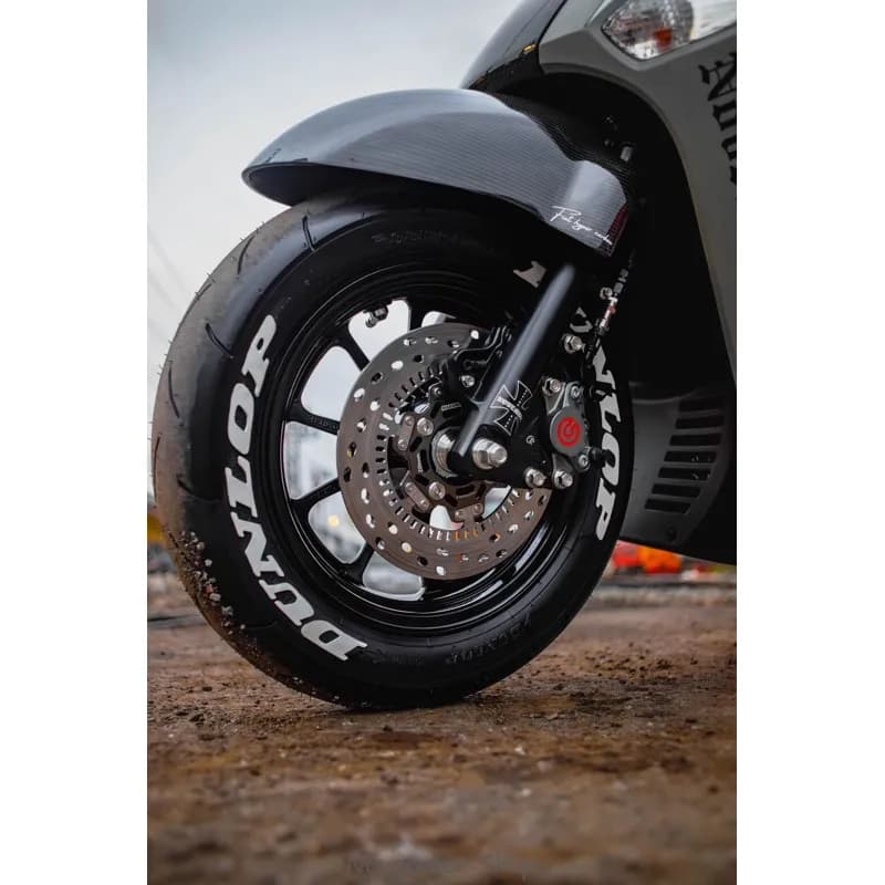 จานดิสเบรคหน้าแต่ง Nacom สำหรับ Honda Giorno+ ABS ขนาด 220mm