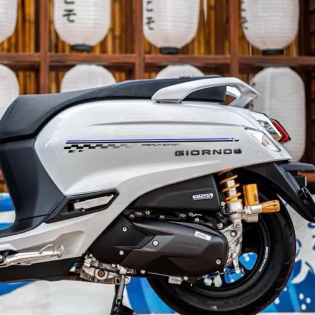 Hinsticker สติ๊กเกอร์แต่งลายเส้นเรียบหรู สำหรับ Honda Giorno | แถมฟรี! ที่รีดสติ๊กเกอร์ (ลาย H.2)