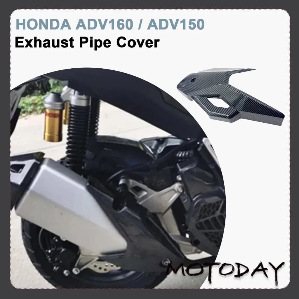 สําหรับ HONDA ADV160 ท่อไอเสียฝาครอบ Decorator ADV160 อุปกรณ์เสริม ADV150 อุปกรณ์เสริมอุปกรณ์เสริมรถจักรยานยนต์