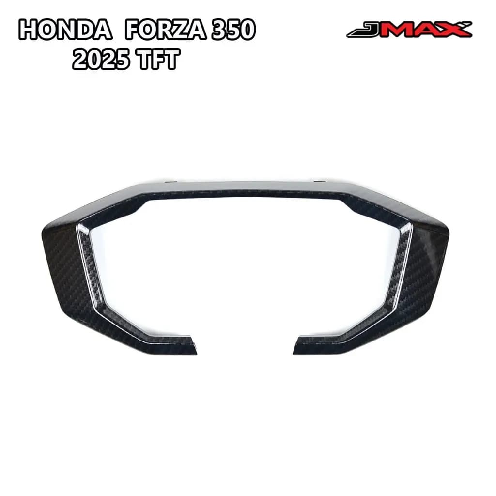 คิ้วตกแต่งเรือนไมล์ Forza 350 ปี 2025 (จอ TFT) JMAX ตรงรุ่น ลายฟิล์มคาร์บอน 6D