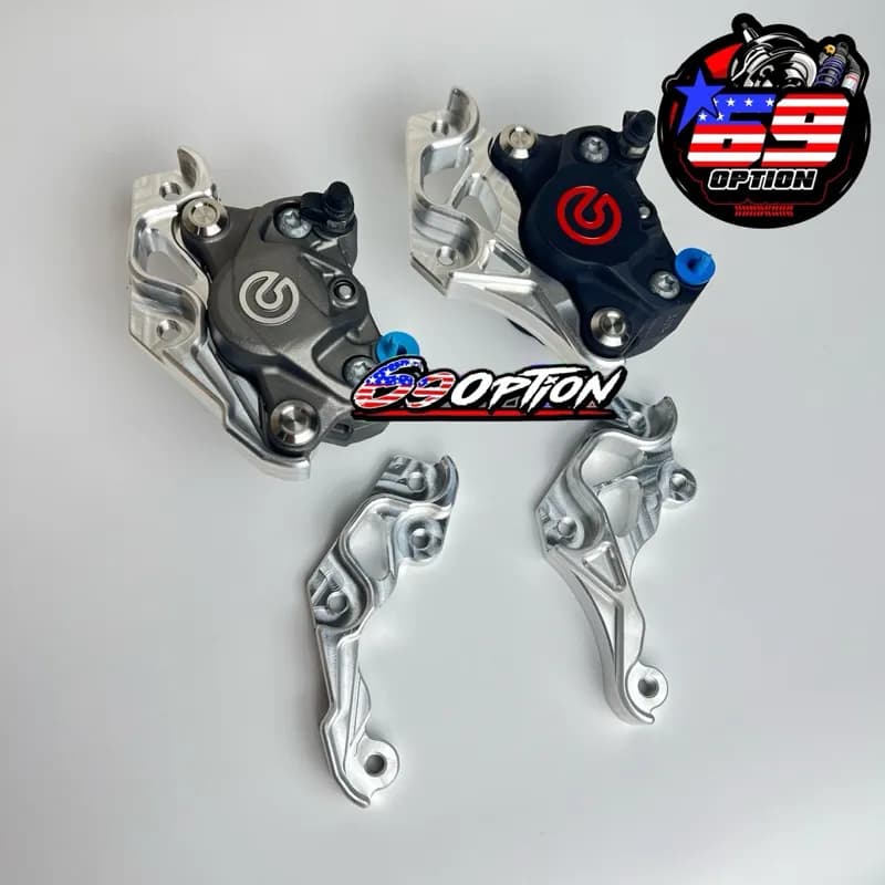 ขาจับปั๊มเบรก ปักข้าง/ด้วง/ผีเสื้อใหญ่ สำหรับ Honda Giorno (รุ่นธรรมดา) และ Lead125