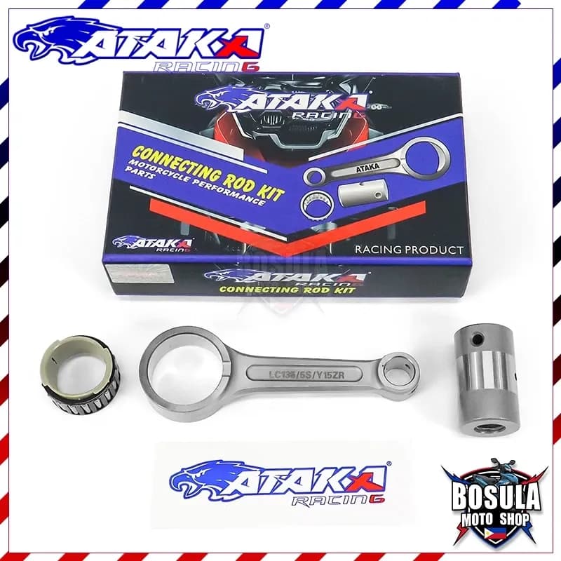 ATAKA ก้านฟอส CNC Forgedสำหรับ RS150 GIORNO WAVE125 EXCITER150 SPARK135 PCX160 CLICK160 ADV X1R ก้านสูบ