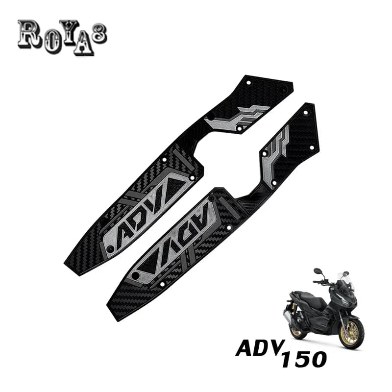 แผ่นยางรองเท้า พักเท้าคนขับ HONDA ADV 150 ยางรองพื้นเหยียบ 1คู่