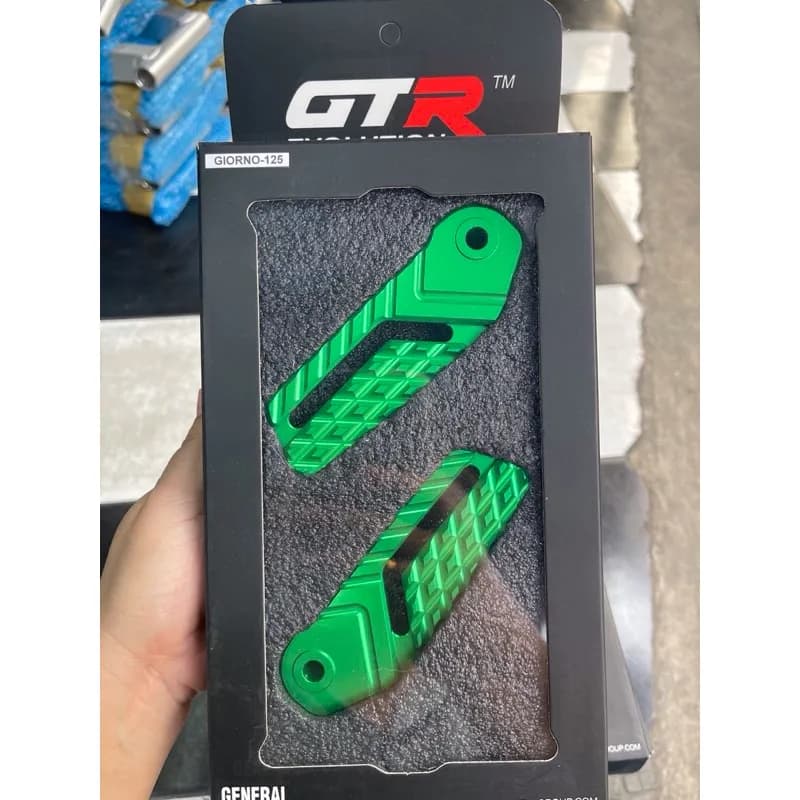 พักเท้าหลัง Giorno+125 GTR EVOLUTION อลูมิเนียม CNC
