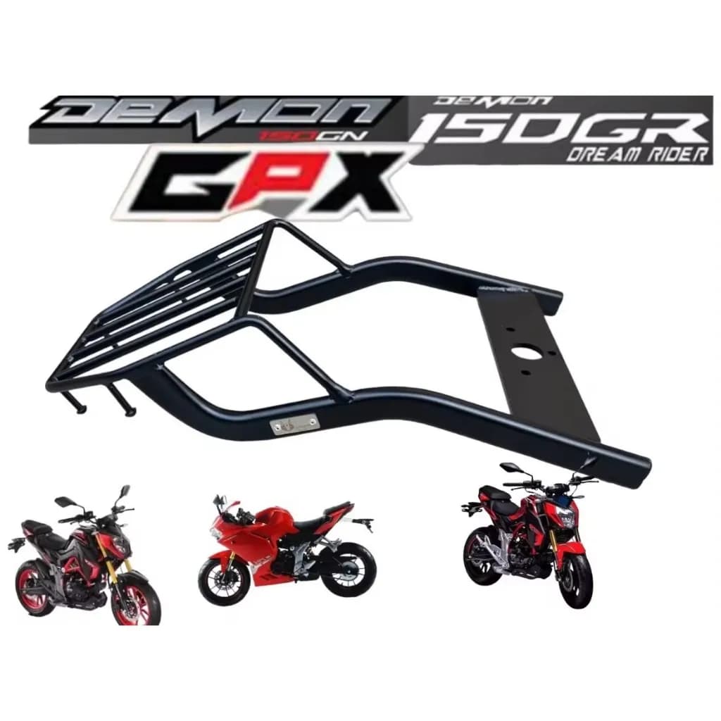 ตะแกรงท้ายพรีเมียม GPX Demon 150GR/GN (GPX DEMON 150) ดีไซน์ตรงรุ่น เหล็กหนาพิเศษ