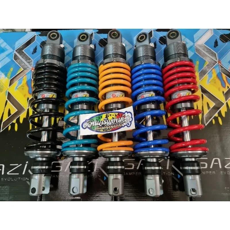 โช้คหลัง Gazi Suprem RX สำหรับ Honda Giorno, Lead, Grand Filano, Scoopy-i, Mio, Fino (320 มม.)