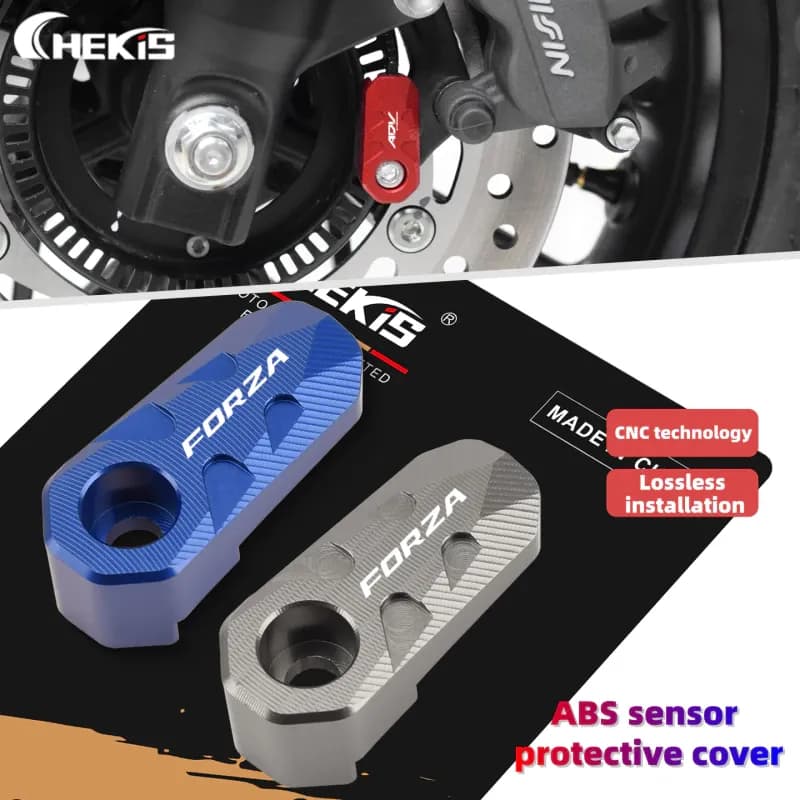 Chekis สําหรับ HONDA FORZA350 FORZA300 NSS250 ดัดแปลง ABS เซ็นเซอร์ฝาครอบป้องกันอลูมิเนียมตกแต่งอุปกรณ์เสริม FORZA 350 300 NSS 250 350 2025 2026