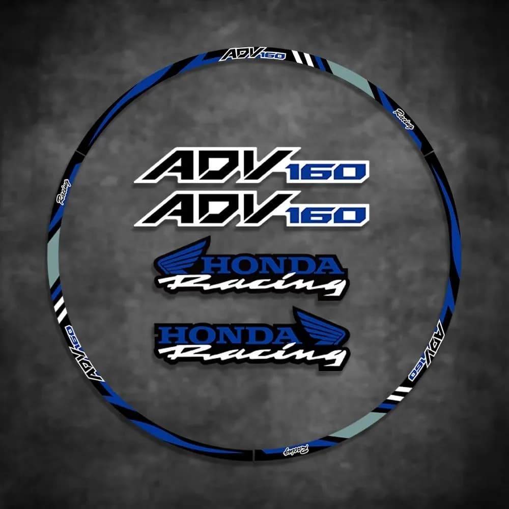 เหมาะสําหรับ honda Adv160(honda adv 160) ดุมล้อสกู๊ตเตอร์และสติกเกอร์ดัดแปลงตกแต่งสะท้อนแสงล้อด้านใน