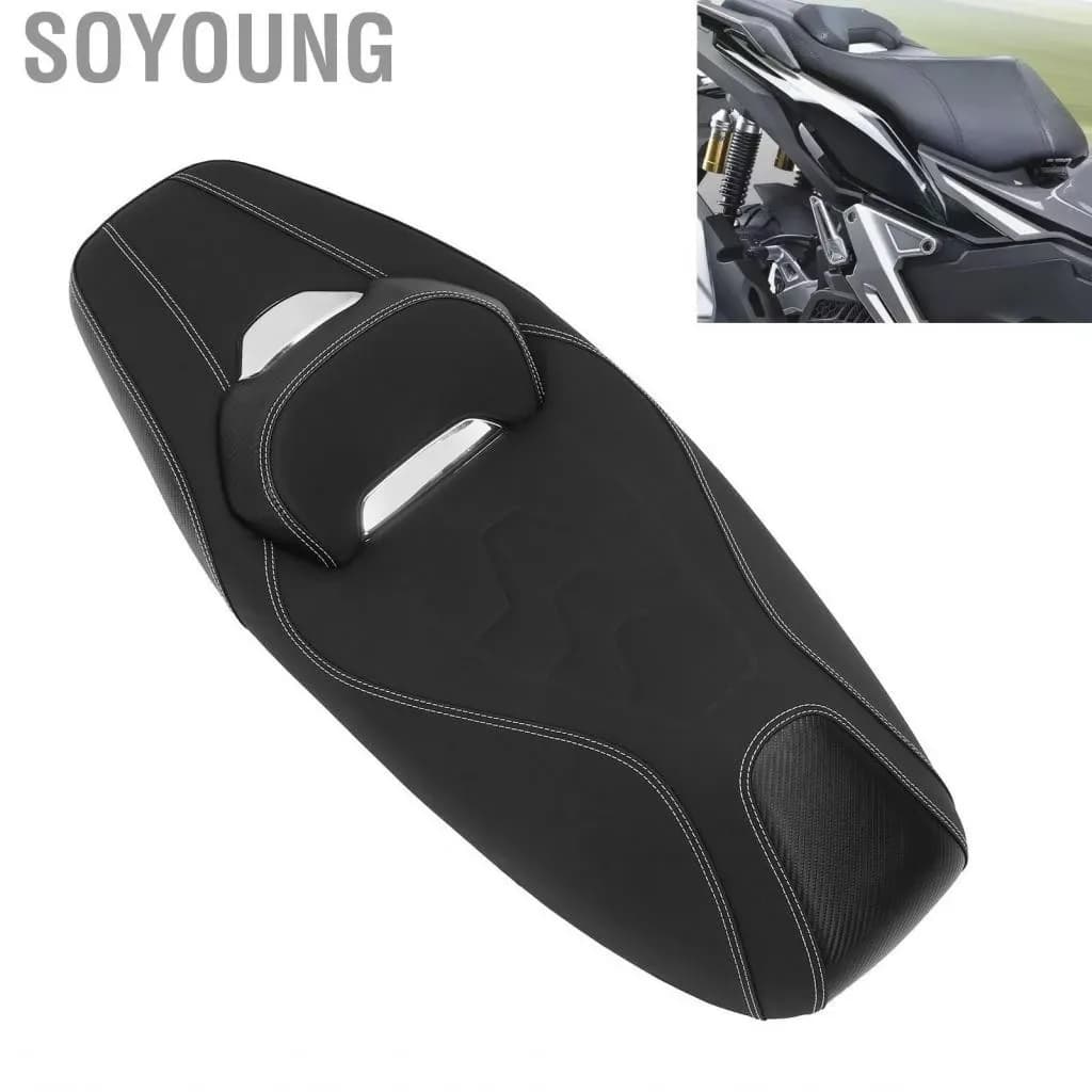 Soyoung ด้านหน้าด้านหลัง Pillion Seat Anti Cracking PP ฟองน้ำรถจักรยานยนต์ผู้โดยสารสำหรับ ADV160 ADV 160 2021-2024