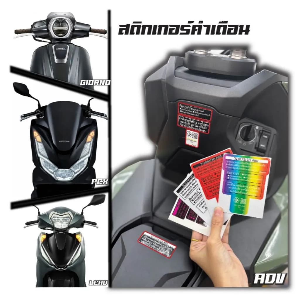 ฟิล์มกันรอยหน้าไมล์ Honda Giorno / ADV160 / Lead / PCX160 (2025)