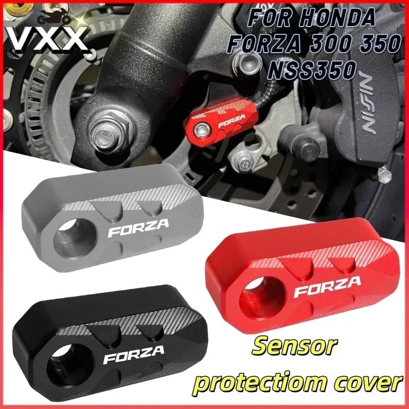 สําหรับ Honda Forza 350 NSS 350 Nss350 อุปกรณ์เสริมรถจักรยานยนต์ล้อหน้าเซ็นเซอร์ ABS ฝาครอบป้องกัน