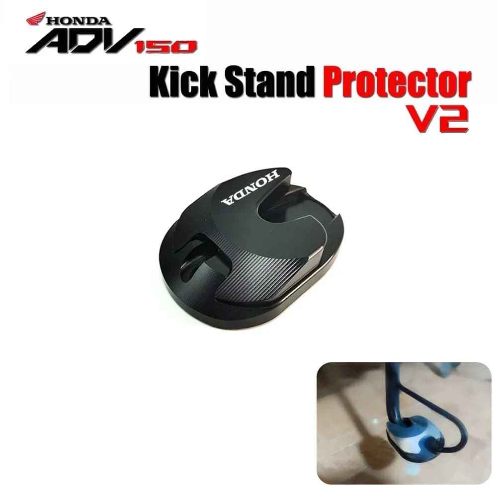 [MAYINC30ลด30%]RENZO HONDA adv pcx 150 forza 300 350 ตีนเป็ด แผ่นรองขาตั้ง V2 Logo HONDA Side Stand Extension Pad Kick S