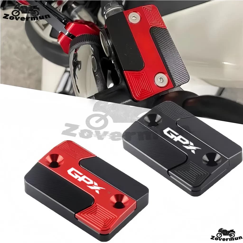 สําหรับ GPX DZ3 DRONE150 GPX150 อุปกรณ์เสริมรถจักรยานยนต์ CNC อลูมิเนียมเบรคปั๊มฝาครอบเบรคหน้าของเหลวกระบอก Master Reservoir ฝาครอบ