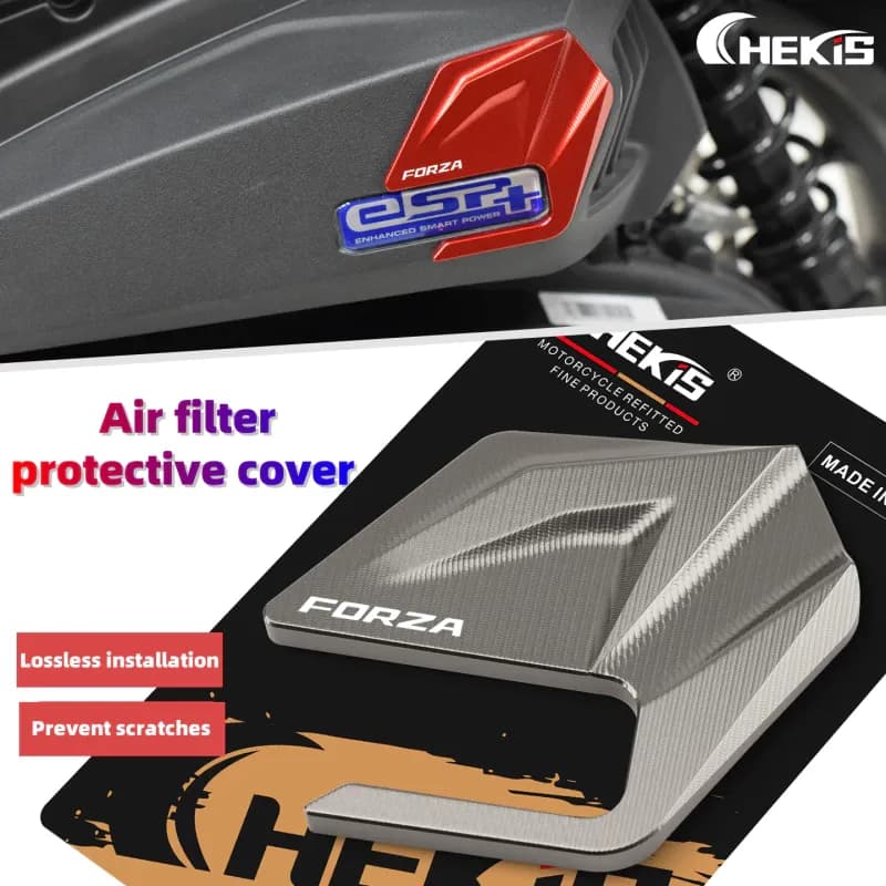 Chekis สําหรับ HONDA FORZA350 NSS350 ดัดแปลงกรองอากาศฝาครอบป้องกันอลูมิเนียมตกแต่งอุปกรณ์เสริม FORZA 350 NSS 2026