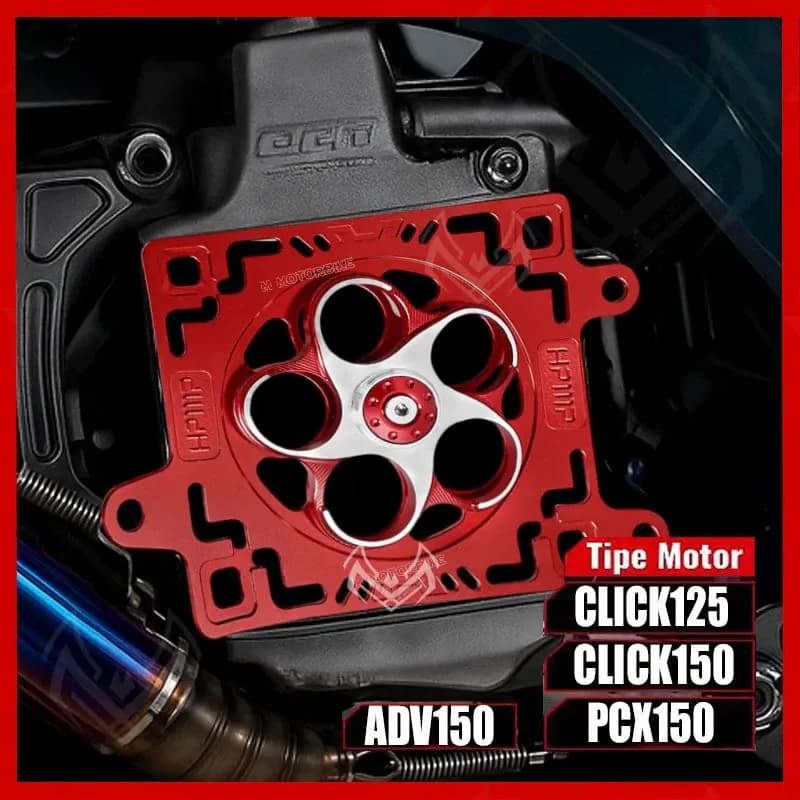 ครอบหม้อน้ำ (หมุนได้) การ์ดหม้อน้ำ SPINNER CLICK125 CLICK150 PCX150 ADV150 ตะแกรงหม้อน้ำ งานอลูมิเนียม