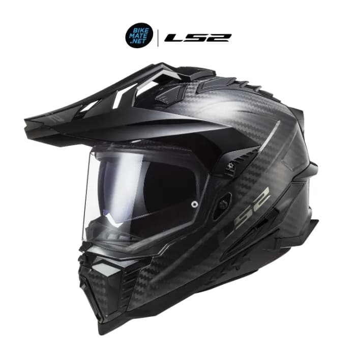 LS2 MX701 Explorer C Gloss Carbon | หมวกกันน็อคทัวร์ริ่งแอดเวนเจอร์คาร์บอน