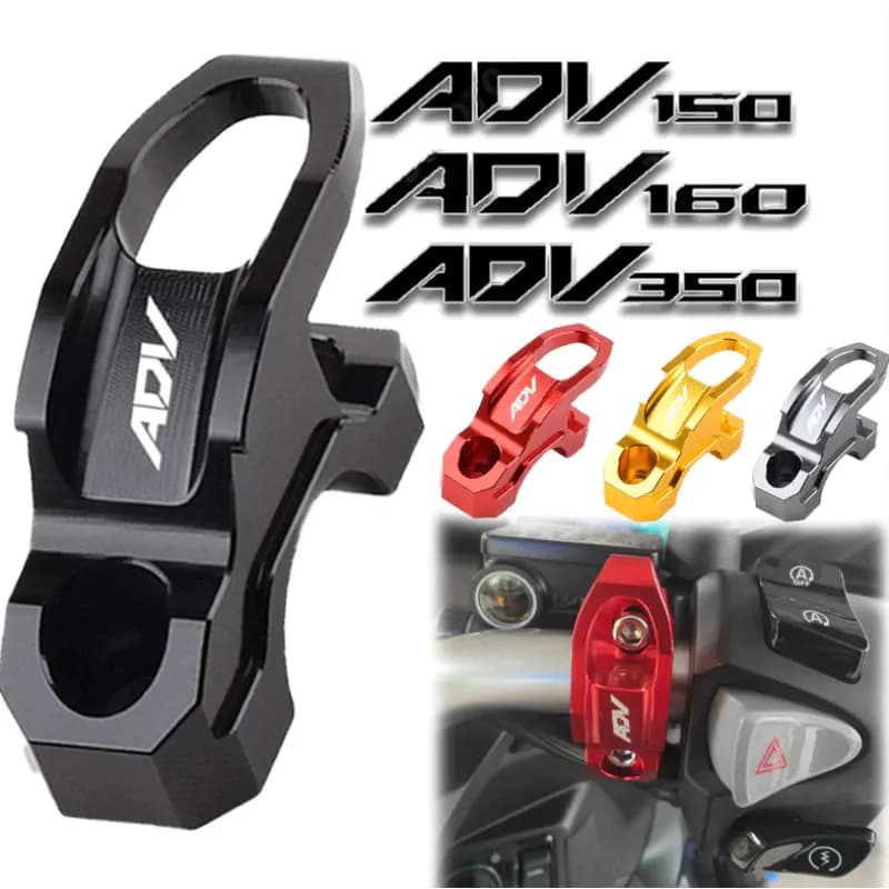 【YH MOTO】ตะขอแขวนหมวกกันน็อค อลูมิเนียม CNC สําหรับ Honda ADV160 ADV150 ADV350/PCX 160 150 125
