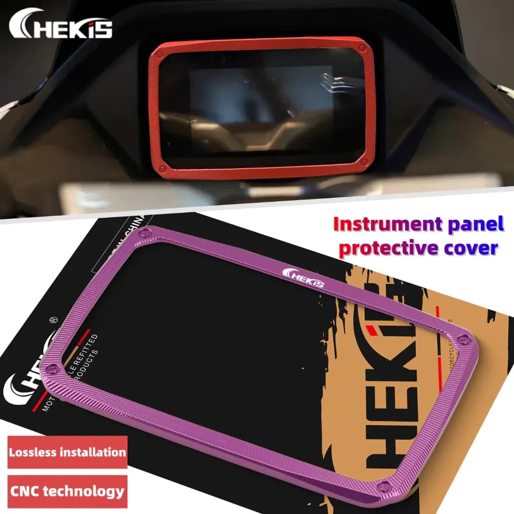 Cheks สําหรับ HONDA 2025 ADV350 X-ADV750 FORZA750 FORZA350 NX500 PCX160 ดัดแปลงเครื่องมือตกแต่งฝาครอบจอแสดงผลหน้าจอกรอบป้องกันฝาครอบหน้าจอ LCD อุปกรณ์เสริม FORZA 350 750