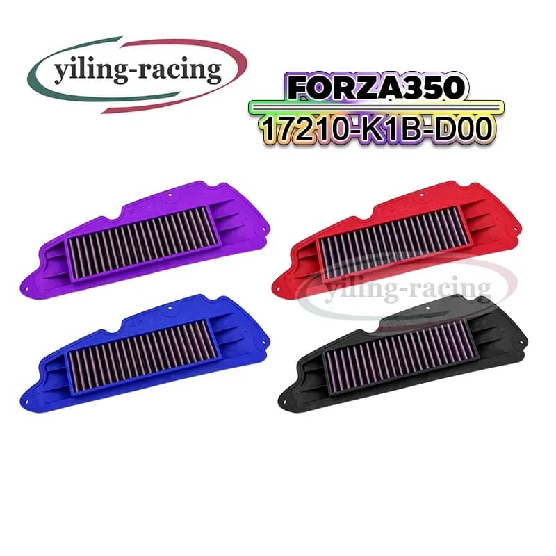 ไส้กรองอากาศแต่งซิ่ง สำหรับ FORZA350 / ADV350 ปี 2020-2025 ถอดล้างได้ ราคาถูก พร้อมส่ง