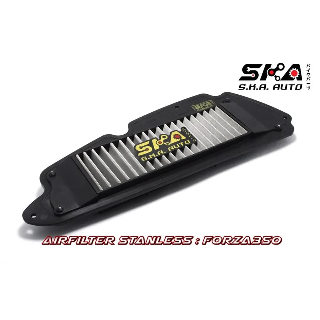 SKA. Airfilter กรองสแตนเลส สำหรับ ADV350 Forza350 2020 ตรงรุ่น เกรดพรีเมี่ยม ขับสนุก รอบมา บิดติดมือ!!