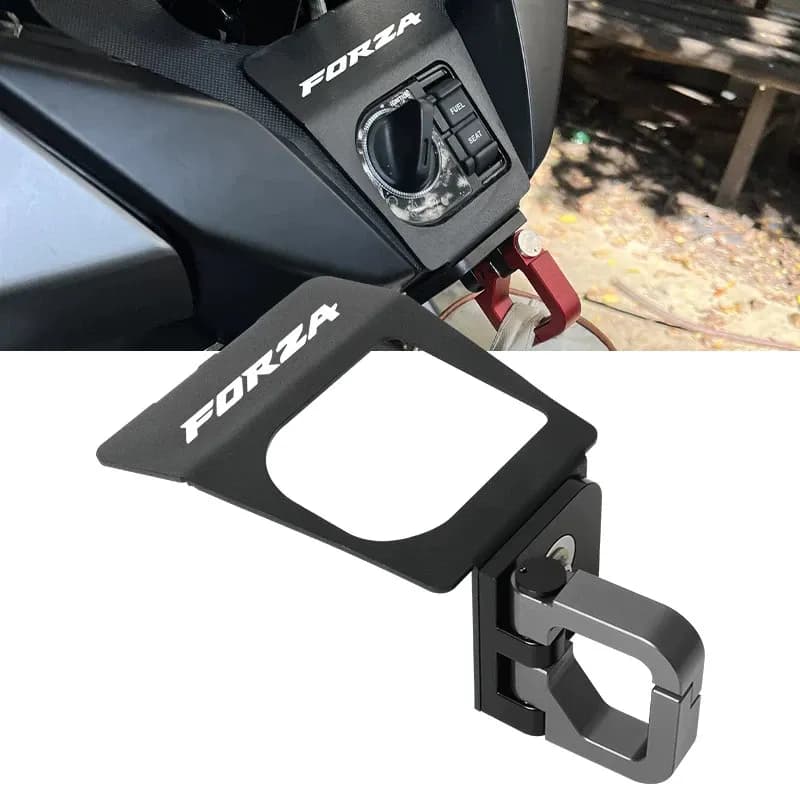 สําหรับ HONDA Forza 350 Forza 300 Forza 250 Forza 125 Forza250 Forza350 Forza125 Forza300 อุปกรณ์เสริมรถจักรยานยนต์หมวกกันน็อคตะขอแขวนผู้ถือสกู๊ตเตอร์กระเป๋าเดินทางตะขอ