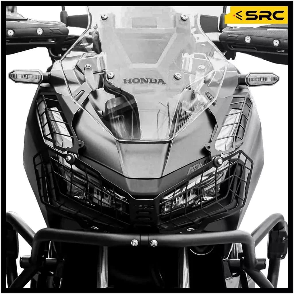 [SRC]การ์ดไฟหน้าสำหรับ ใส่ได้ HONDA ADV 150 - 160 / HEAD LIGHT GUARD FOR HONDA ADV 150 - 160 / BLACK COLOR