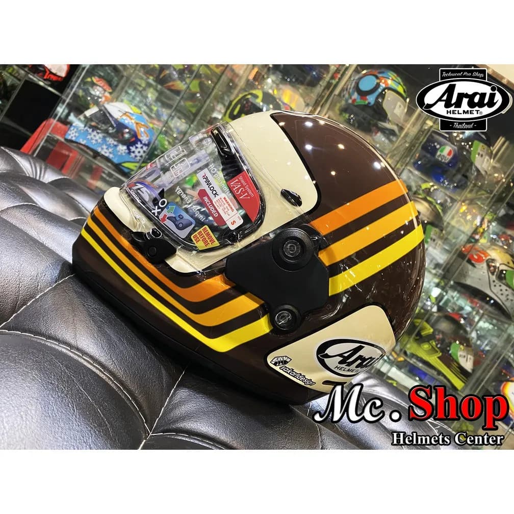 หมวกกันน็อค ARAI CONCEPT-X DREAM BROWN - สไตล์นีโอคลาสสิก มาตรฐานความปลอดภัยระดับโลก