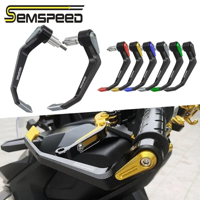SEMSPEEDFor Honda ADV160 ADV150 รถจักรยานยนต์คันเบรคมือคลัทช์ยามแฮนด์ป้องกัน