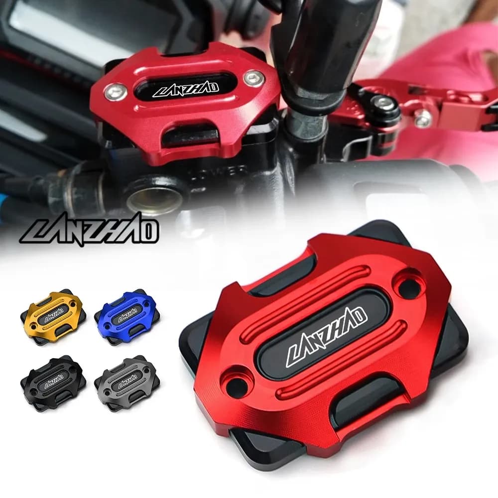 ฝาปิดปั๊มบน ฝาครอบถังน้ํามันเบรกหน้ารถจักรยานยนต์ R15m ADV160 PCX160 FORZA350 CBR150R GPX DRONE 150 Click160 ABS