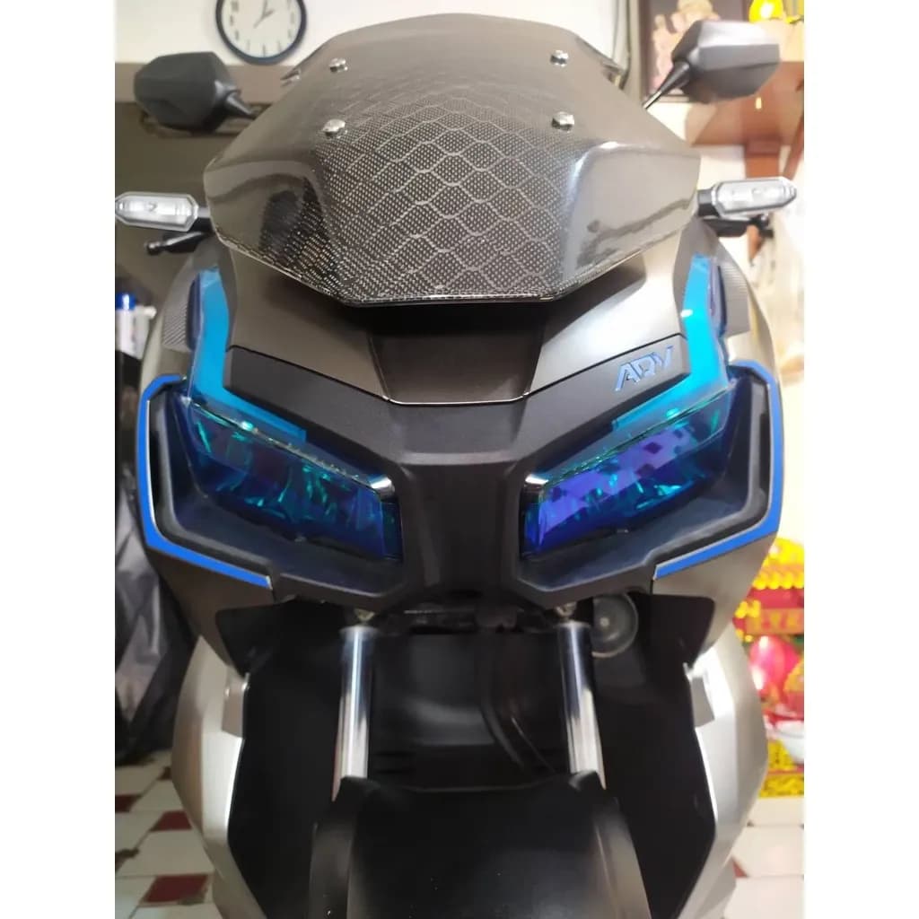 HONDA ADV 150 2020 ฟิล์มกันรอยไฟหน้า ป้องกันรอย เพิ่มความสวยงาม